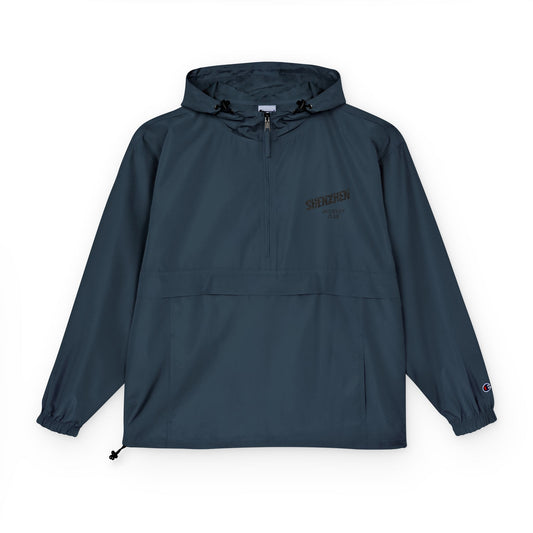Veste Anorak Imperméable Bleu Clair Shenzhen Moment Club – Légère et Compacte