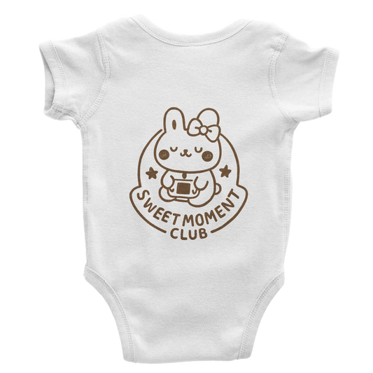 Body bébé nounours vue de dos