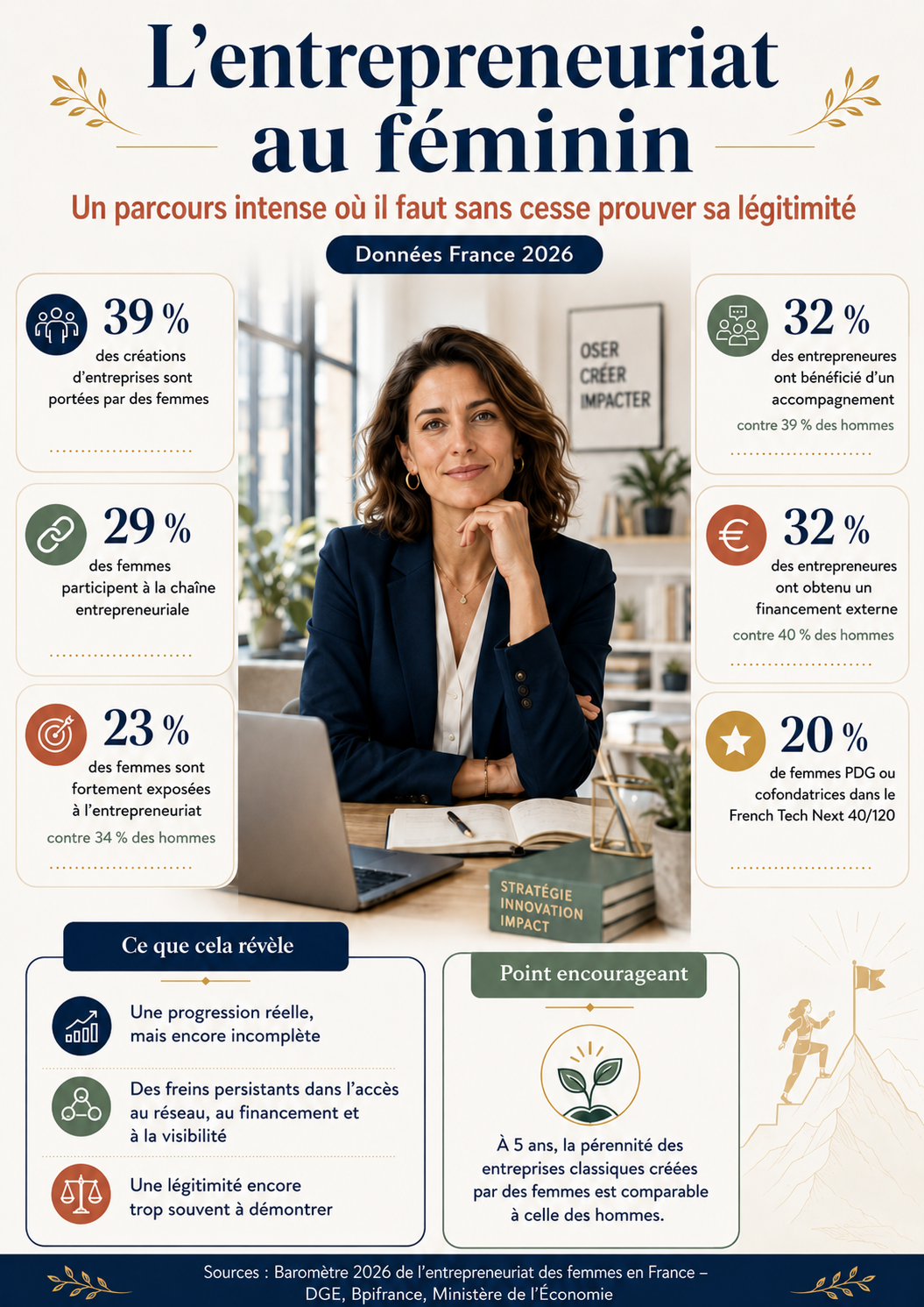 L’entrepreneuriat au féminin : un parcours intense où il faut sans cesse prouver sa légitimité (données 2026)