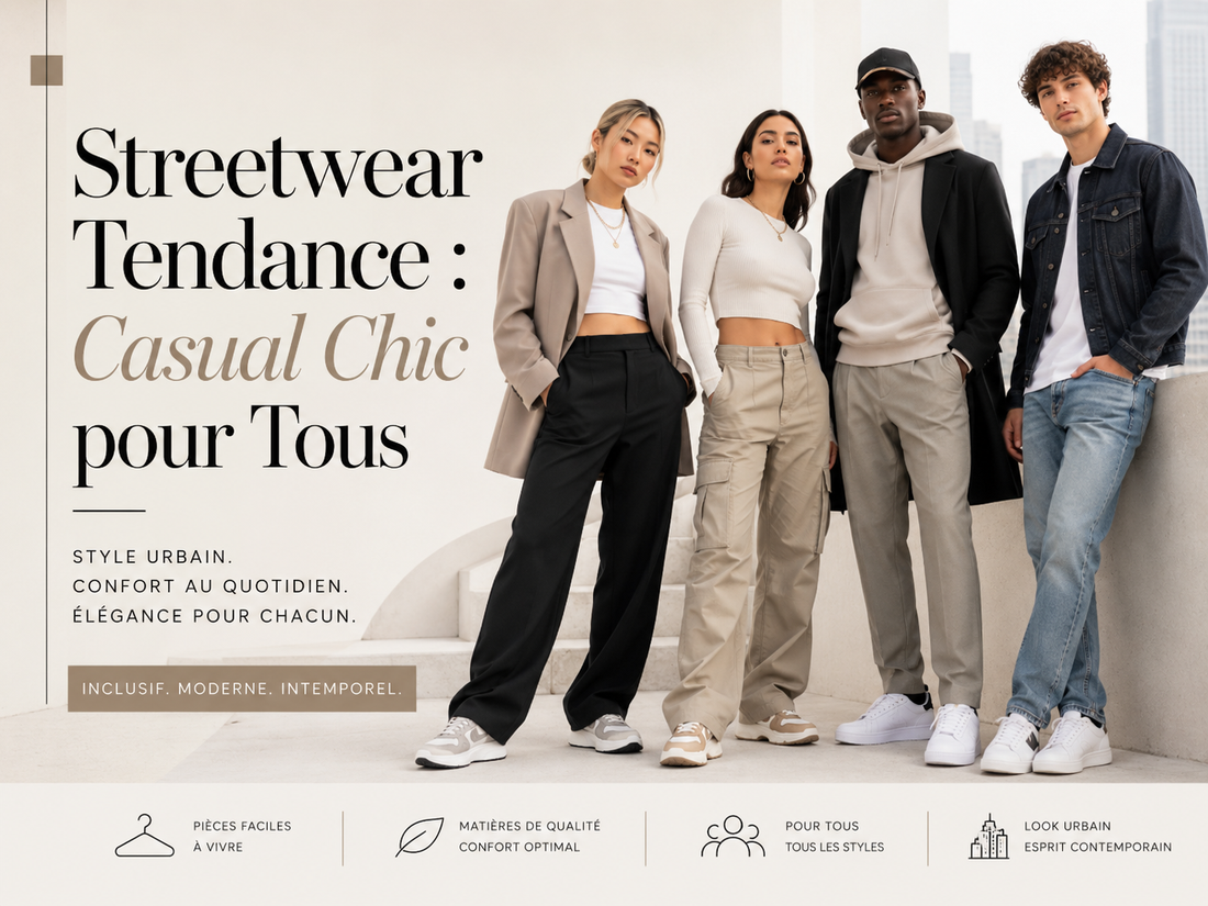 Streetwear Tendance : Casual Chic pour Tous — Le Guide Mode 2026