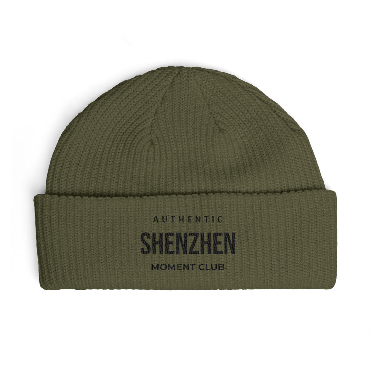 Shenzhen Authentic Cuff Beanie — 'Authentic Shenzhen Moment Club' Knit Hat