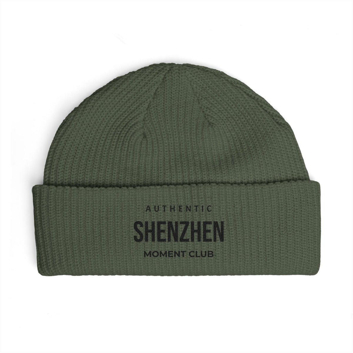 Shenzhen Authentic Cuff Beanie — 'Authentic Shenzhen Moment Club' Knit Hat