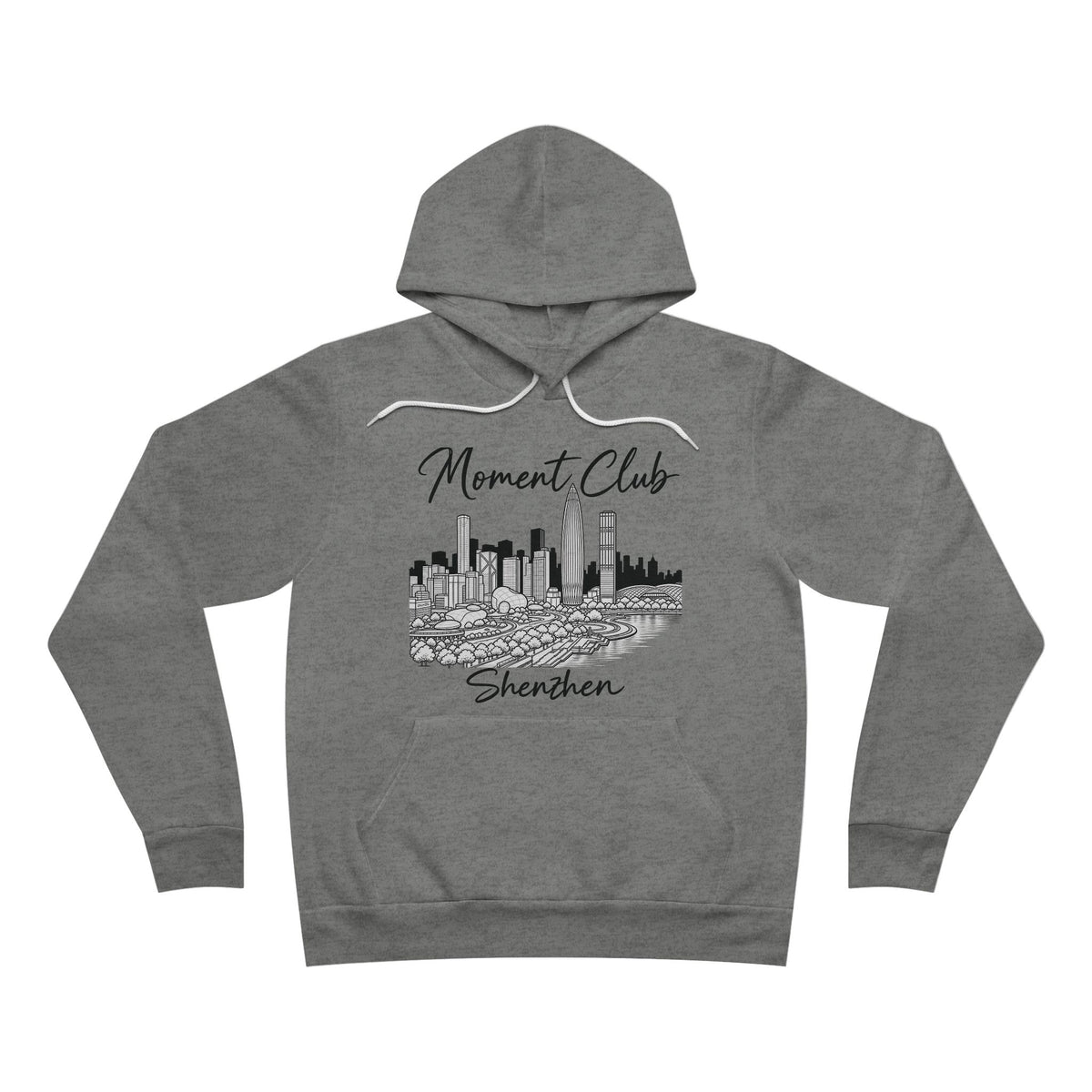 Hoodie - Moment Club Shenzhen Skyline Pullover