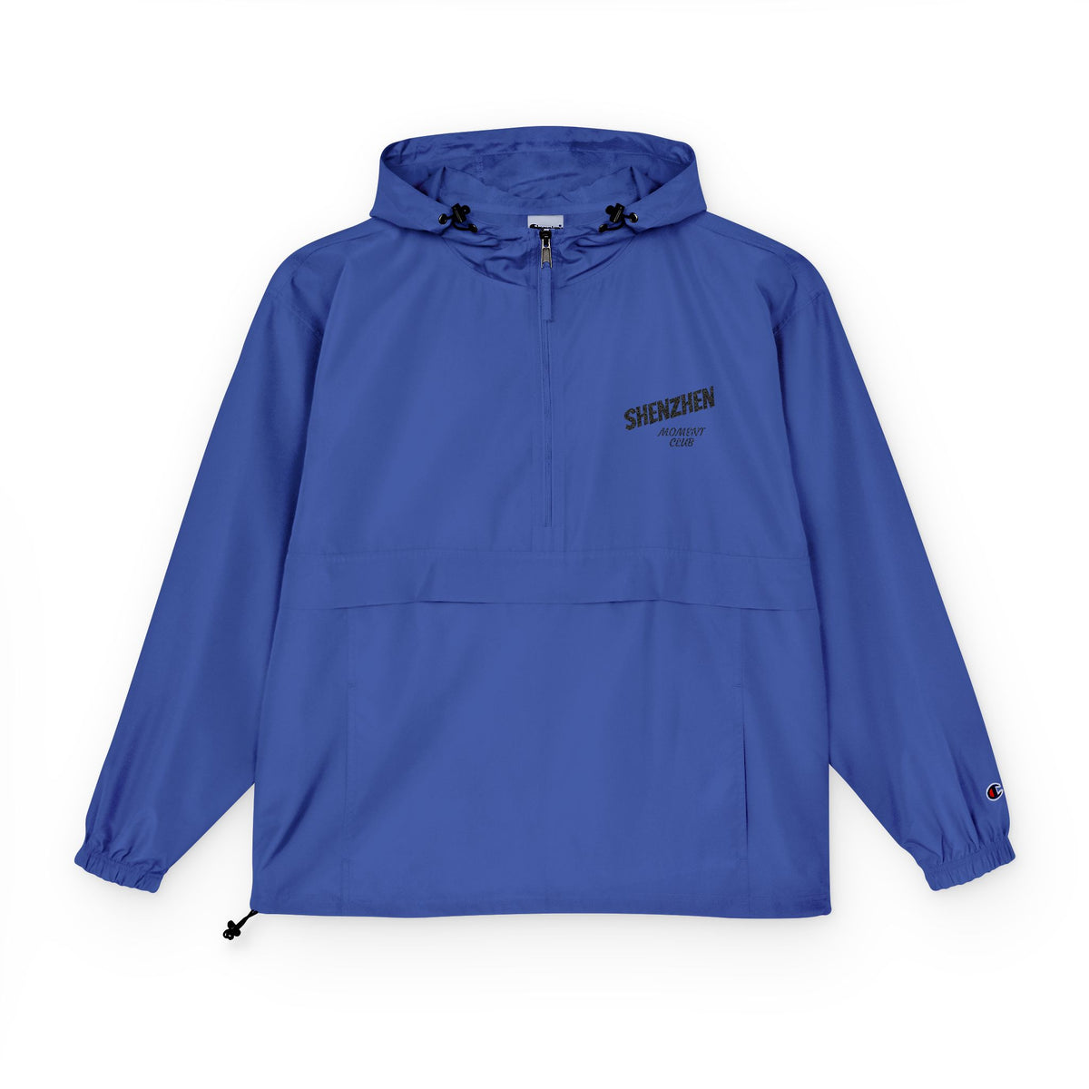 Veste Anorak Imperméable Bleu Clair Shenzhen Moment Club – Légère et Compacte