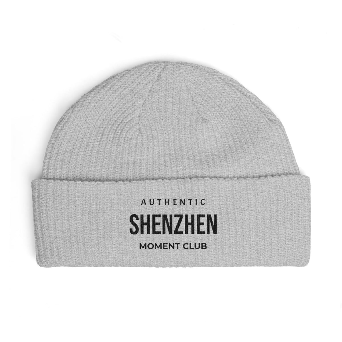 Shenzhen Authentic Cuff Beanie — 'Authentic Shenzhen Moment Club' Knit Hat