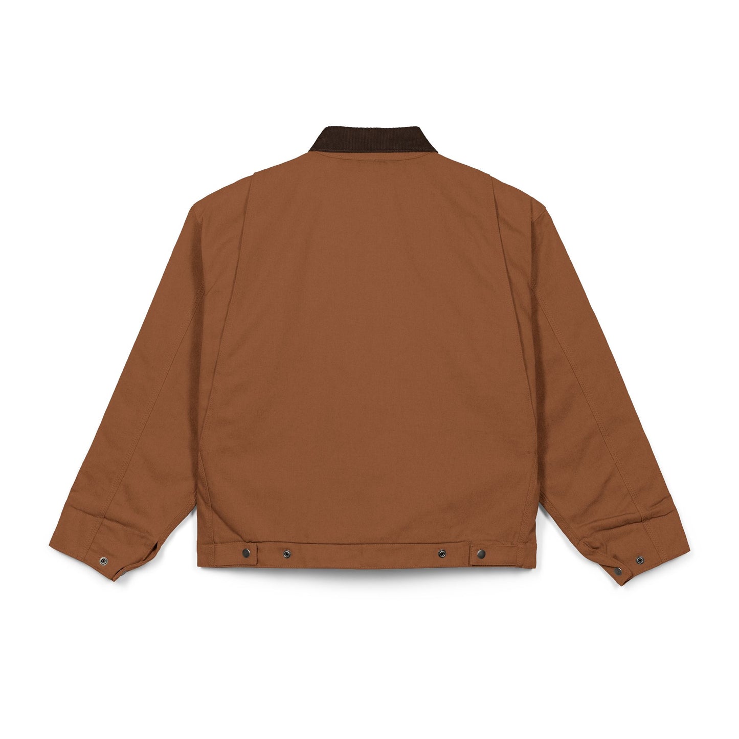 Veste workwear en toile de coton épaisse avec col côtelé