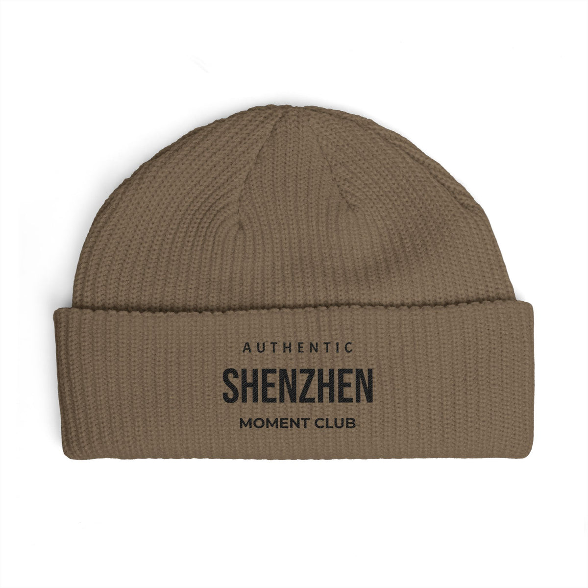 Shenzhen Authentic Cuff Beanie — 'Authentic Shenzhen Moment Club' Knit Hat