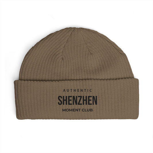 Shenzhen Authentic Cuff Beanie — 'Authentic Shenzhen Moment Club' Knit Hat