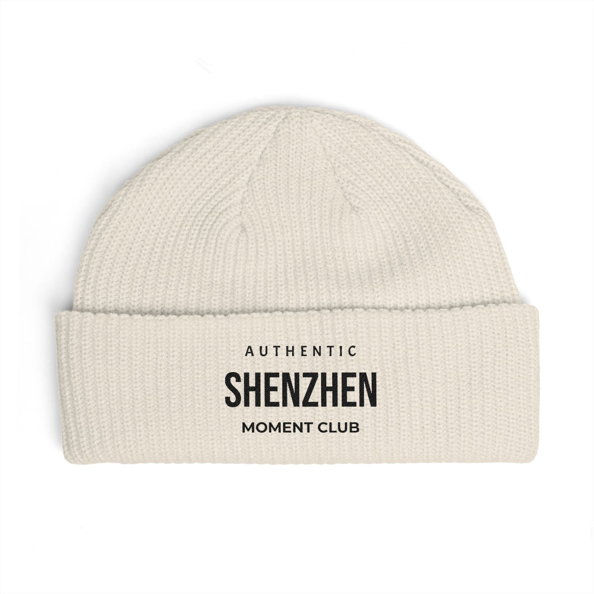 Shenzhen Authentic Cuff Beanie — 'Authentic Shenzhen Moment Club' Knit Hat