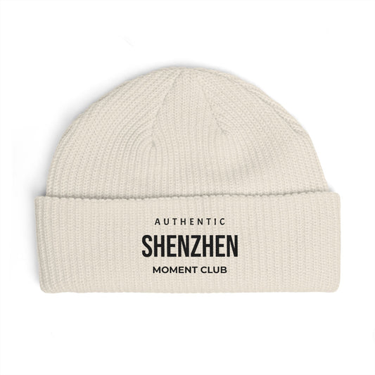 Shenzhen Authentic Cuff Beanie — 'Authentic Shenzhen Moment Club' Knit Hat