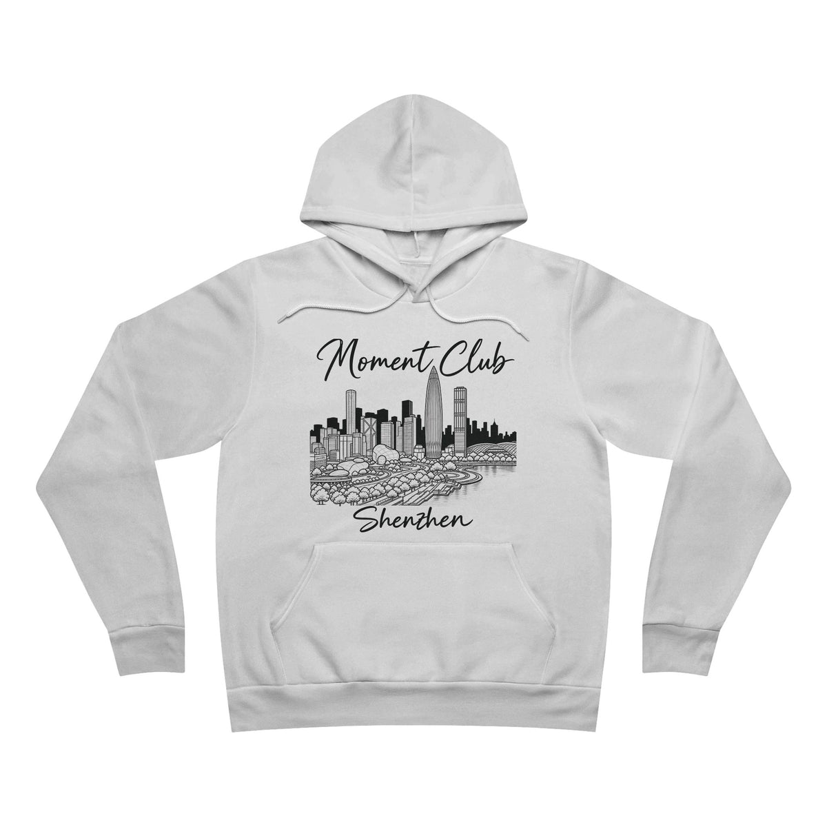 Hoodie - Moment Club Shenzhen Skyline Pullover