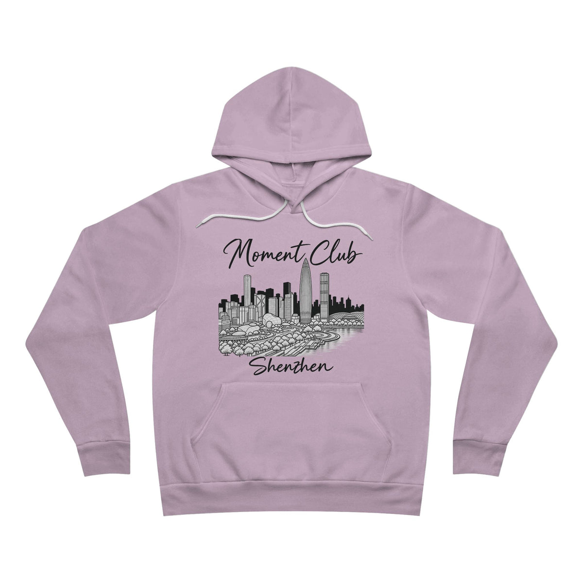 Hoodie - Moment Club Shenzhen Skyline Pullover