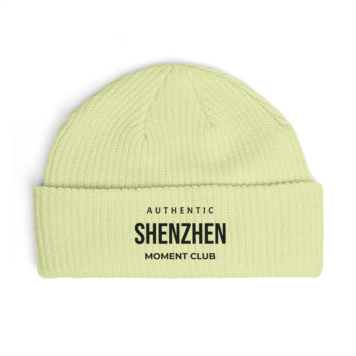 Shenzhen Authentic Cuff Beanie — 'Authentic Shenzhen Moment Club' Knit Hat