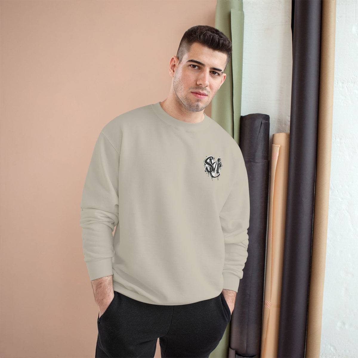 SMC Sweatshirt – Gothic Monogram
